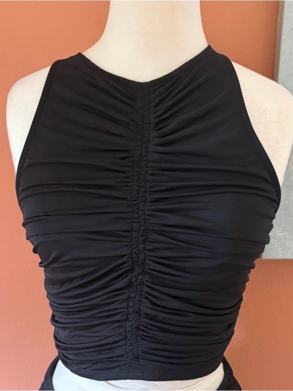House of Harlow 1960 Black Ruched shirt